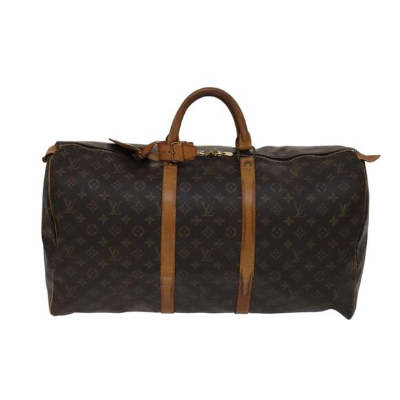 LOUIS VUITTON Monogram Keepall 55 Boston Bag M41424 - Picture 12 of 16
